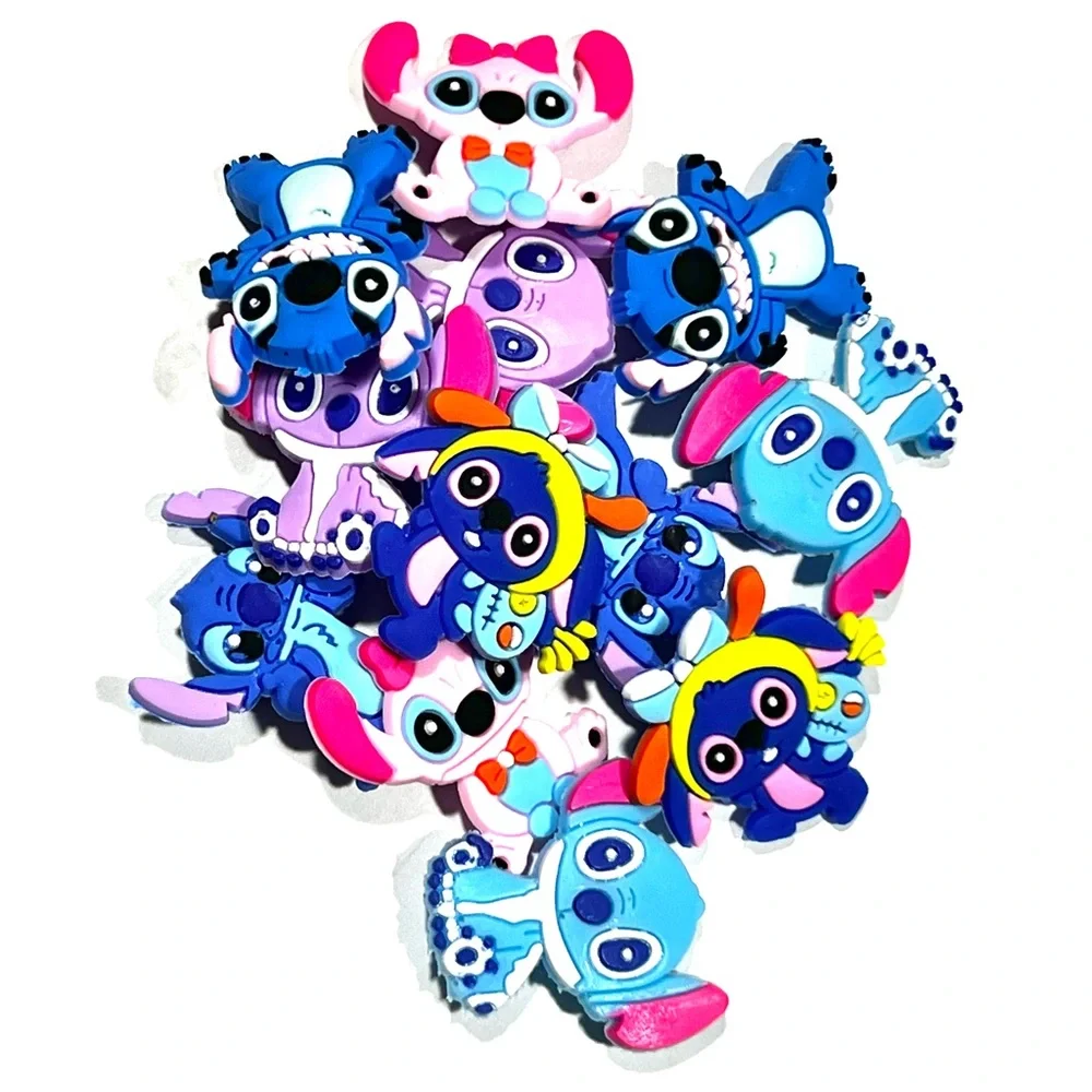 Lilo and Stitch Colorful Cartoon Character shoe and bag universal charms - Picture 1 of 2